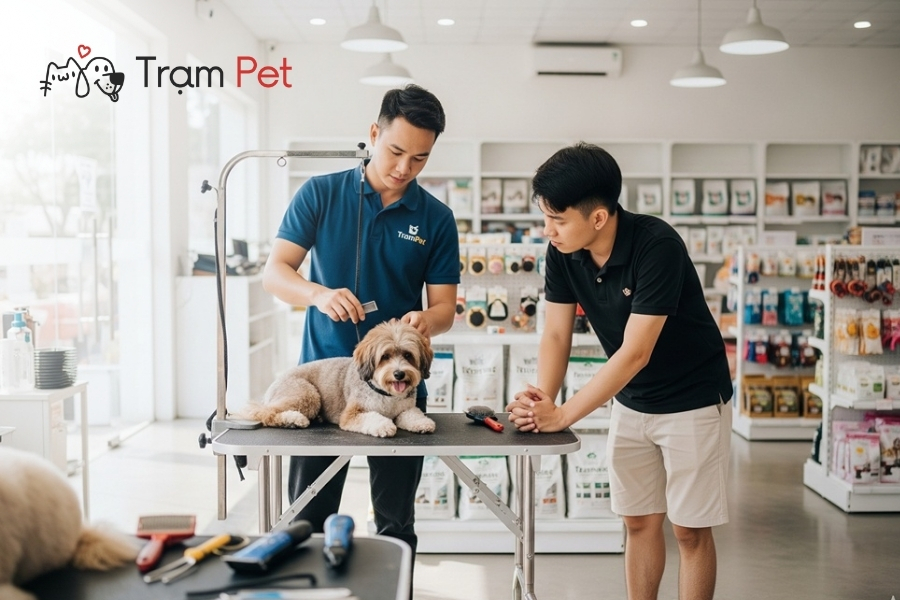 Chi phí dịch vụ cạo lông toàn thân cho chó