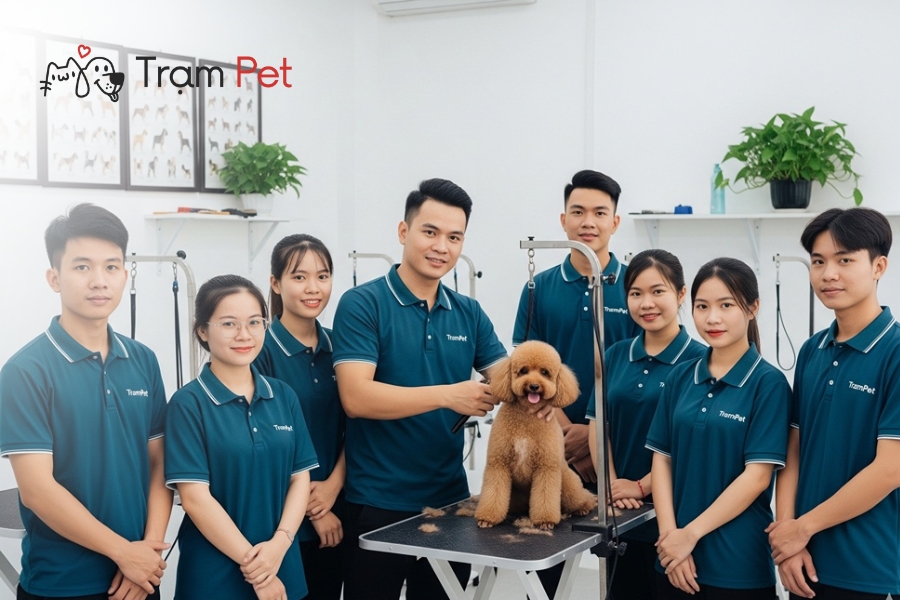 Học grooming chó chuyên nghiệp cùng Trạm Pet