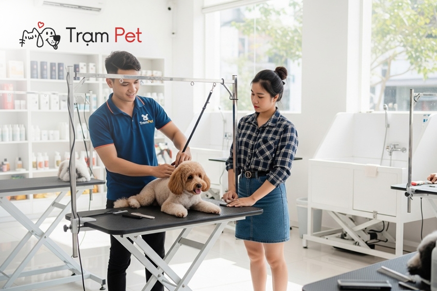 Hướng dẫn groomin tại nhà từ các chuyên gia Trạm Pet