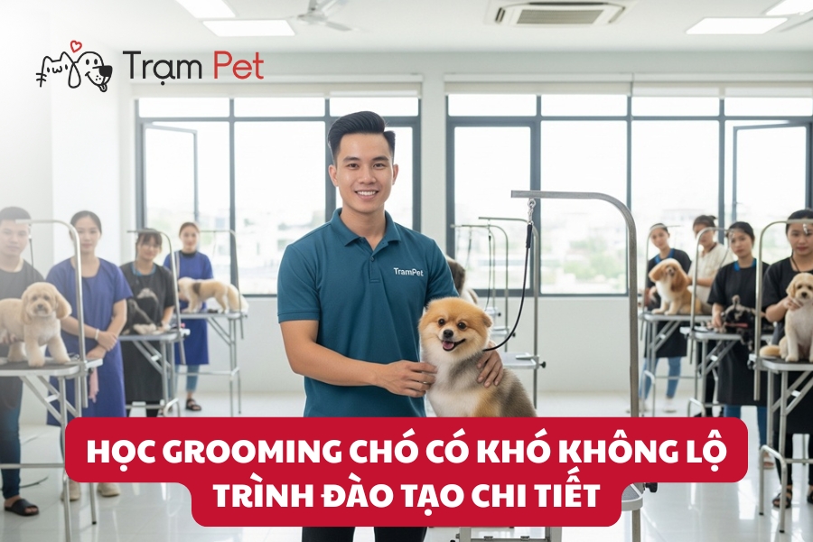 Học grooming cho chó có khó không