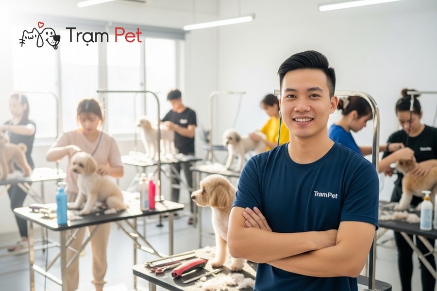 Trạm Pet – Địa Chỉ Đào Tạo Grooming Chó Chuyên Nghiệp