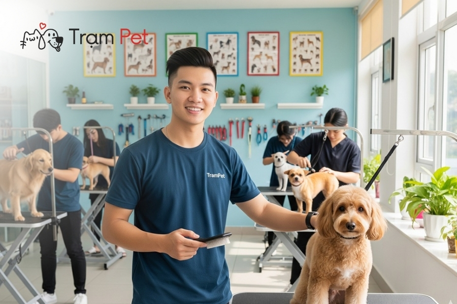 Trạm Pet tự hào là trung tâm dạy grooming hàng đầu Việt Nam