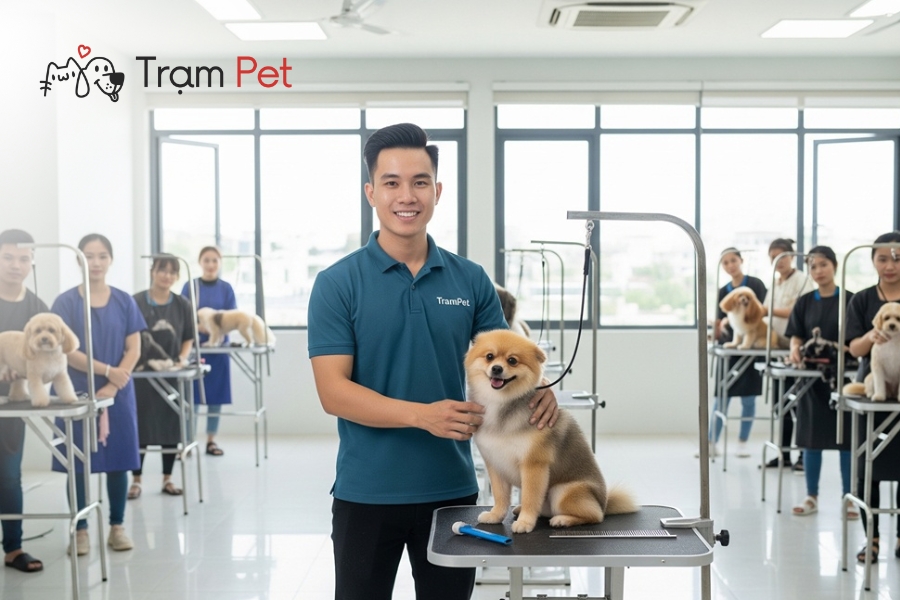 Trạm Pet tự hào là trung tâm đào tạo grooming hàng đầu với hơn 5 năm kinh nghiệm